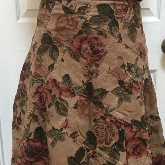 Patchwork corduroy skirt, Made in Italy - Picture 3 of 6